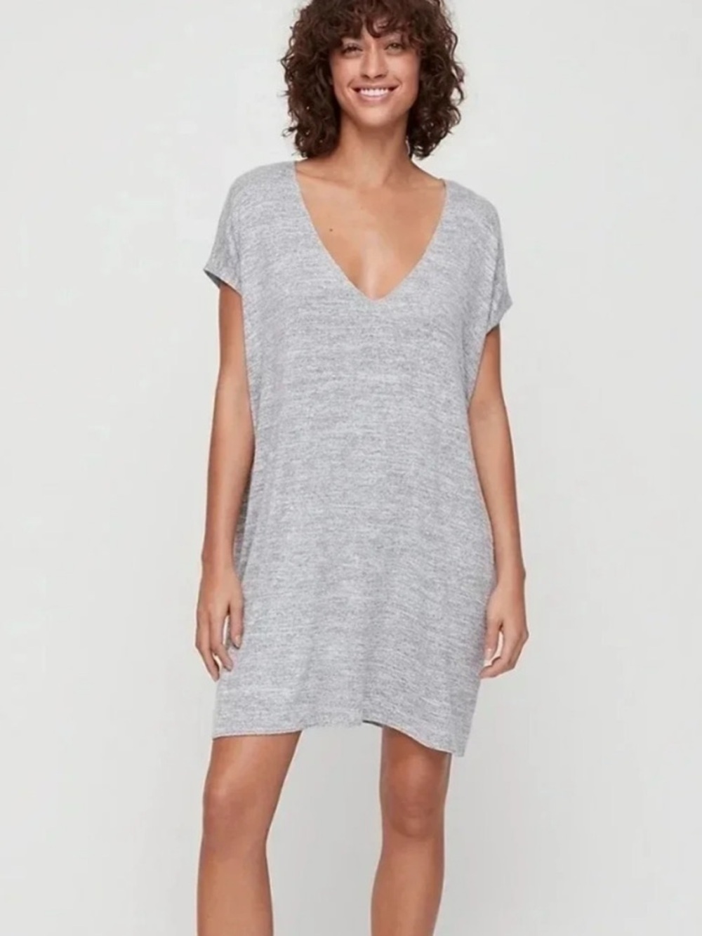 Aritzia Wilfred Free Marcoux Casual Oversized Short Sleeve
Mini dress